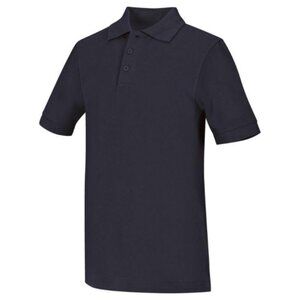 Classroom 58324 Adult Unisex Short Sleeve Pique Polo Navy